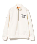 GOLF ORANGE / ハニカムダンボール ハーフジップ プルオーバー