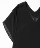 Demi-Luxe BEAMS / バックサテン オーバーワンピース