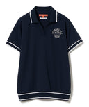 BEAMS GOLF / リブライン スキッパー ポロシャツ