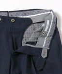 PT TORINO / TRAVELLER サキソニー ハウンドトゥース 1プリーツ スラックス