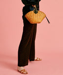 Demi-Luxe BEAMS / ドットジャカード パンツ