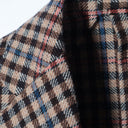 LARDINI / 3ボタン ガンクラブチェック ジャケット