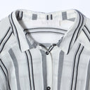 TELA / Sheer Multi-stripe Dress