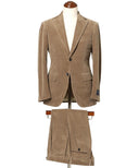 Brilla per il gusto / Ermenegildo Zegna コットンカシミヤ ミニコーデュロイ スーツ