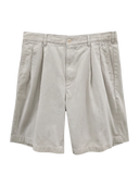 BEAMS JAPAN / 2プリーツ ピケ ショーツ