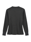 Healthknit / Heavy waffle Henley Neck T-shirt