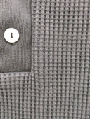 Healthknit / Heavy waffle Henley Neck T-shirt