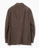 BEAMS F / ウールシルク ハウンドトゥース 3ボタン ジャケット