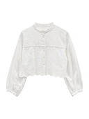 BEAMS BOY / カットワーク ショート シャツ