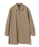 TA CA SI / ウールコットンツイル ロングシャツ