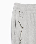 Ray BEAMS / スウェット フリル ライン パンツ