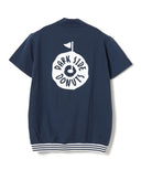 ARK SIDE DONUTS × BEAMS GOLF / 別注 ストレッチ フラッグロゴ モックネック シャツ