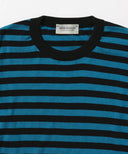 JOHN SMEDLEY × BEAMS F  / 別注 30ゲージ コットン ボーダー クルーネックニット