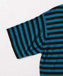 JOHN SMEDLEY × BEAMS F  / 別注 30ゲージ コットン ボーダー クルーネックニット