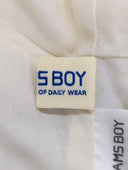 BEAMS BOY / バックトゥフロント コットン ボレロ ショートスリーブ