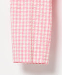 BEAMS BOY / ストレッチ サッカー ギンガム スラックス