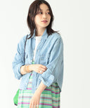 orSlow × BEAMS BOY / 別注 ショート シャンブレー シャツ