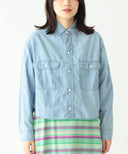 orSlow × BEAMS BOY / 別注 ショート シャンブレー シャツ