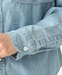 orSlow × BEAMS BOY / 別注 ショート シャンブレー シャツ