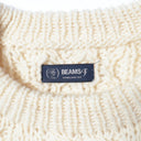 BEAMS F / ケーブル クルーネックニット