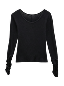 RBS / テレコ ベロア カフス Tシャツ