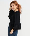 BEAMS JAPAN / ドロワーズ 6分袖 ブラウス