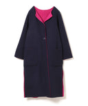 Demi-Luxe BEAMS / ストール付き リバーシブルコート