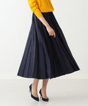 Demi-Luxe BEAMS / ランダムプリーツ スカート