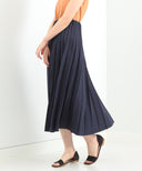 Demi-Luxe BEAMS / ランダムプリーツ スカート