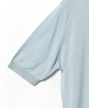 JOHN SMEDLEY / 30-gauge Knit  Polo Shirt