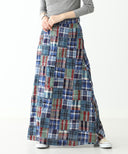 BEAMS BOY / ボーイ パッチワーク マドラス スカート