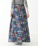 BEAMS BOY / ボーイ パッチワーク マドラス スカート