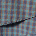 SEDAN / Poplin Plaid Big Button Down Shirt