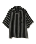TA CA SI / STRIPE オープンカラーシャツ