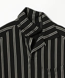 TA CA SI / STRIPE オープンカラーシャツ