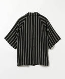 TA CA SI / STRIPE オープンカラーシャツ