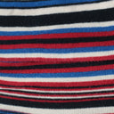 BEAMS BOY / マルチ ボーダー リブ タートルネック カットソー