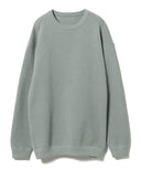 crepuscule / Moss Stitch Long Sleeve Crew