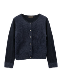 Demi-Luxe BEAMS / フロントフラッフィ カーディガン