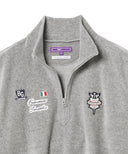 BEAMS GOLF / タラッティ ベロア ハーフジップ ブルゾン