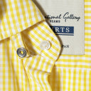 International Gallery BEAMS / カスタムスリム ギンガムチェック タブカラーシャツ