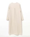 Demi-Luxe BEAMS / クルーネック シャツ型 ワンピース