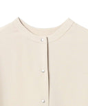 Demi-Luxe BEAMS / クルーネック シャツ型 ワンピース