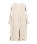 Demi-Luxe BEAMS / クルーネック シャツ型 ワンピース