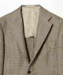 BEAMS F / EASY Campore ハウンドトゥース ジャケット