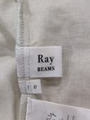 Ray BEAMS / Vネック 2way ベルテッド ブラウス