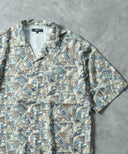 BEAMS HEART / レトロプリント オープンカラー シャツ