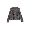 Demi-Luxe BEAMS / コットンボイル ラッフルブラウス