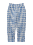 BEAMS BOY / ストレッチ サッカー ギンガム スラックス