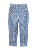 BEAMS BOY / ストレッチ サッカー ギンガム スラックス